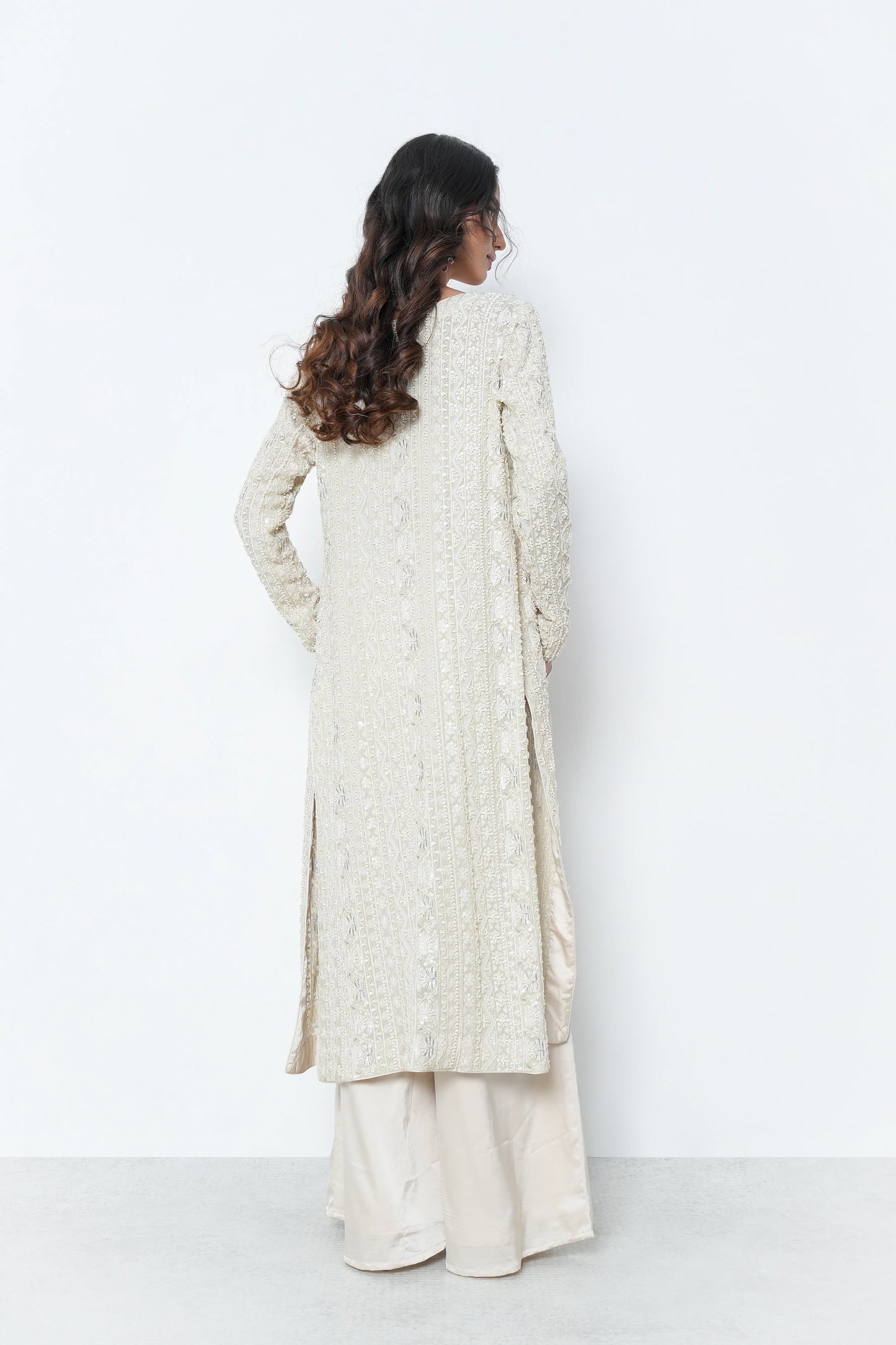 Ivory Embroidered 3-Piece Set