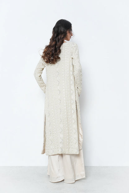 Ivory Embroidered 3-Piece Set