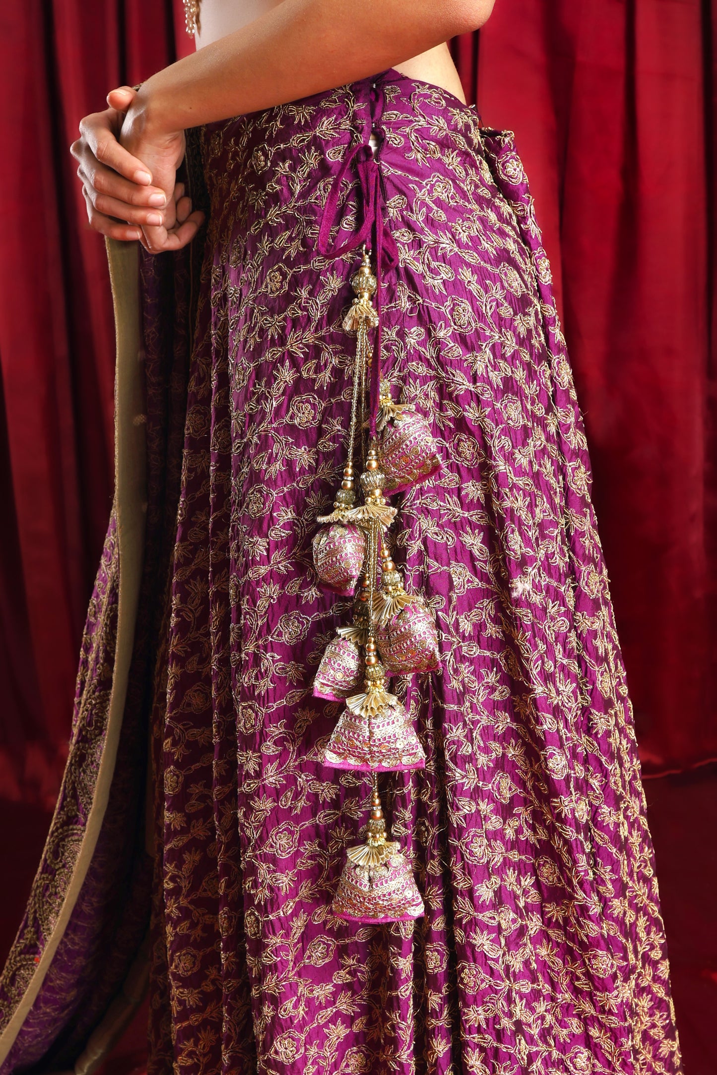 Purple Lehenga Set