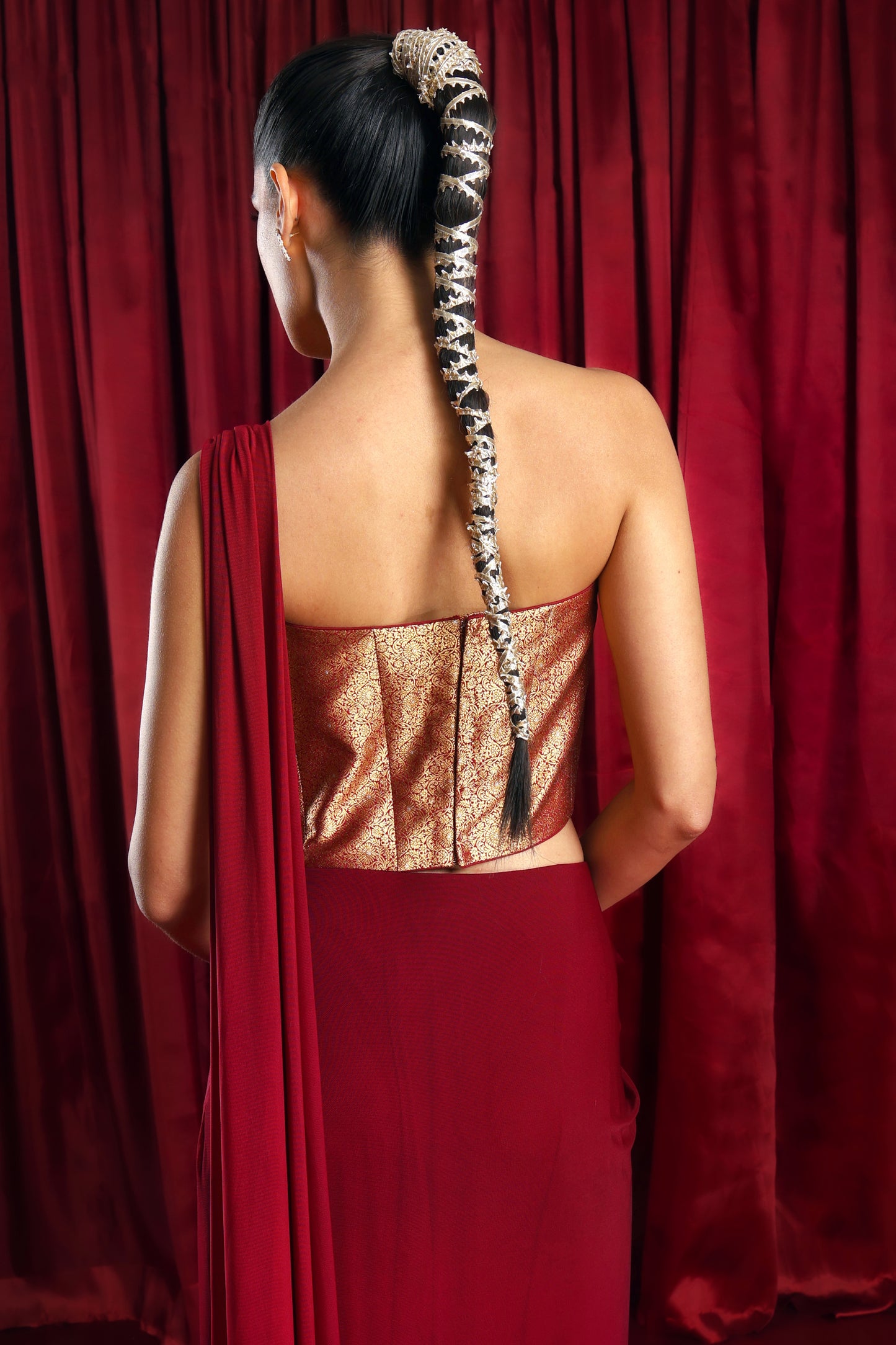 Brocade Corset Concept Saree